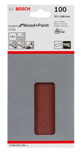 Foglio Abrasivo Wood And Paint 93X186mm Bosch