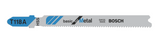 Lama per Seghetto Alternativo T118 a For Metal Bosch