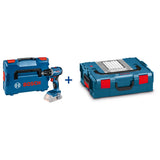 Kit Bosch Trapano Avvitatore GSR 18V-45 in L-BOXX + Lampada da Lavoro GLI PortaLED 136
