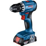 Kit Bosch Trapano Avvitatore GSR 18V-45 in L-BOXX + Lampada da Lavoro GLI PortaLED 136